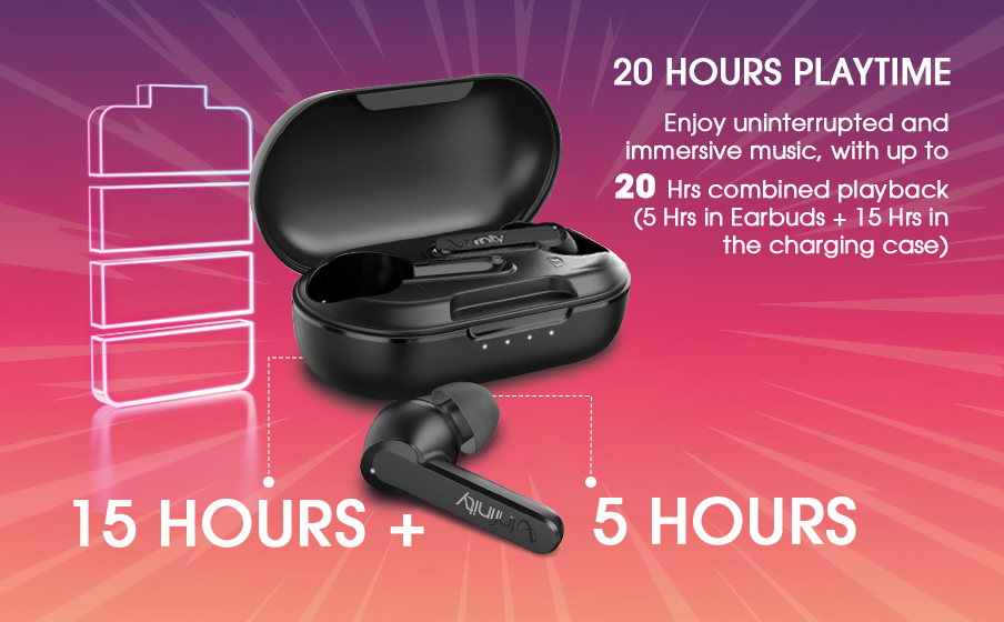 Infinity Spin 100 Up to 20 Hours Combined Playback - Image